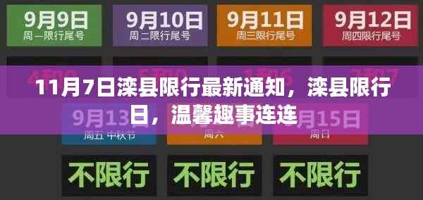滦县限行日温馨趣事,最新通知下的城市生活点滴