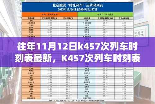 K457次列车时刻表最新查询指南及步骤(适用于初学者与进阶用户)