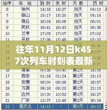 K457次列车时刻表最新查询指南及步骤(适用于初学者与进阶用户)