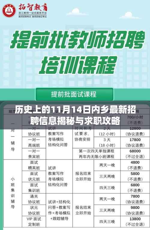 历史上的11月14日内乡最新招聘信息揭秘与求职攻略