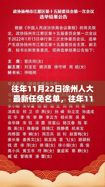 徐州人大最新任免名单揭晓,新任领导名单及历年变动概览