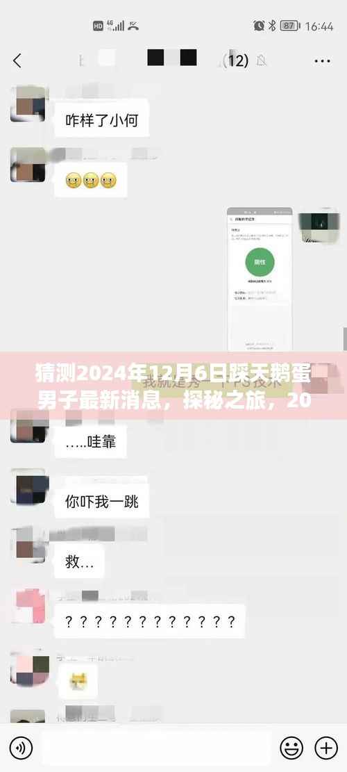 探秘之旅,男子在2024年12月6日的新篇章——与自然共舞寻找内心的宁静之地,最新天鹅蛋男子消息揭秘
