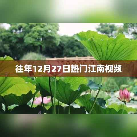江南历年12月27日热门视频盘点