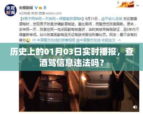 历史上的酒驾查处与实时播报,查酒驾信息是否违法?
