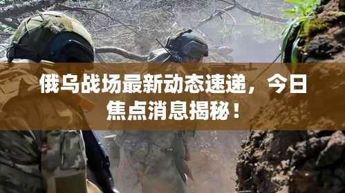 俄乌战场最新动态速递,今日焦点消息揭秘!