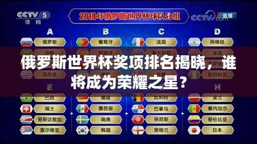 俄罗斯世界杯奖项排名揭晓,谁将成为荣耀之星?