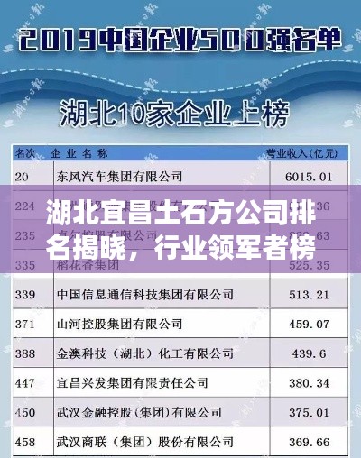 湖北宜昌土石方公司排名揭晓,行业领军者榜单