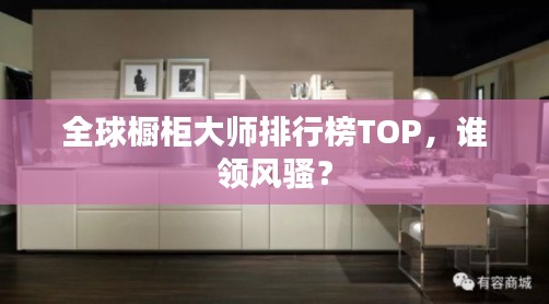 全球橱柜大师排行榜TOP,谁领风骚?